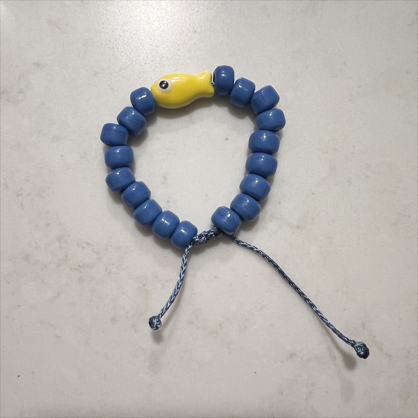 Kid's Little Fish Good Vibes Bracelet