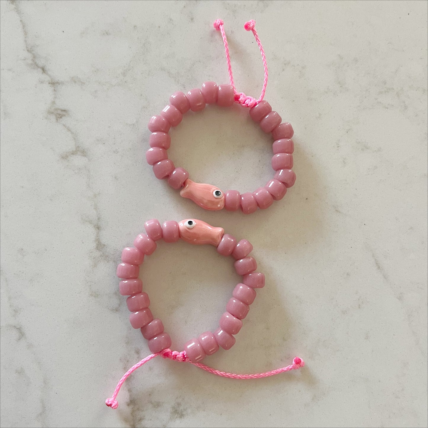 Kid's Little Fish Good Vibes Bracelet
