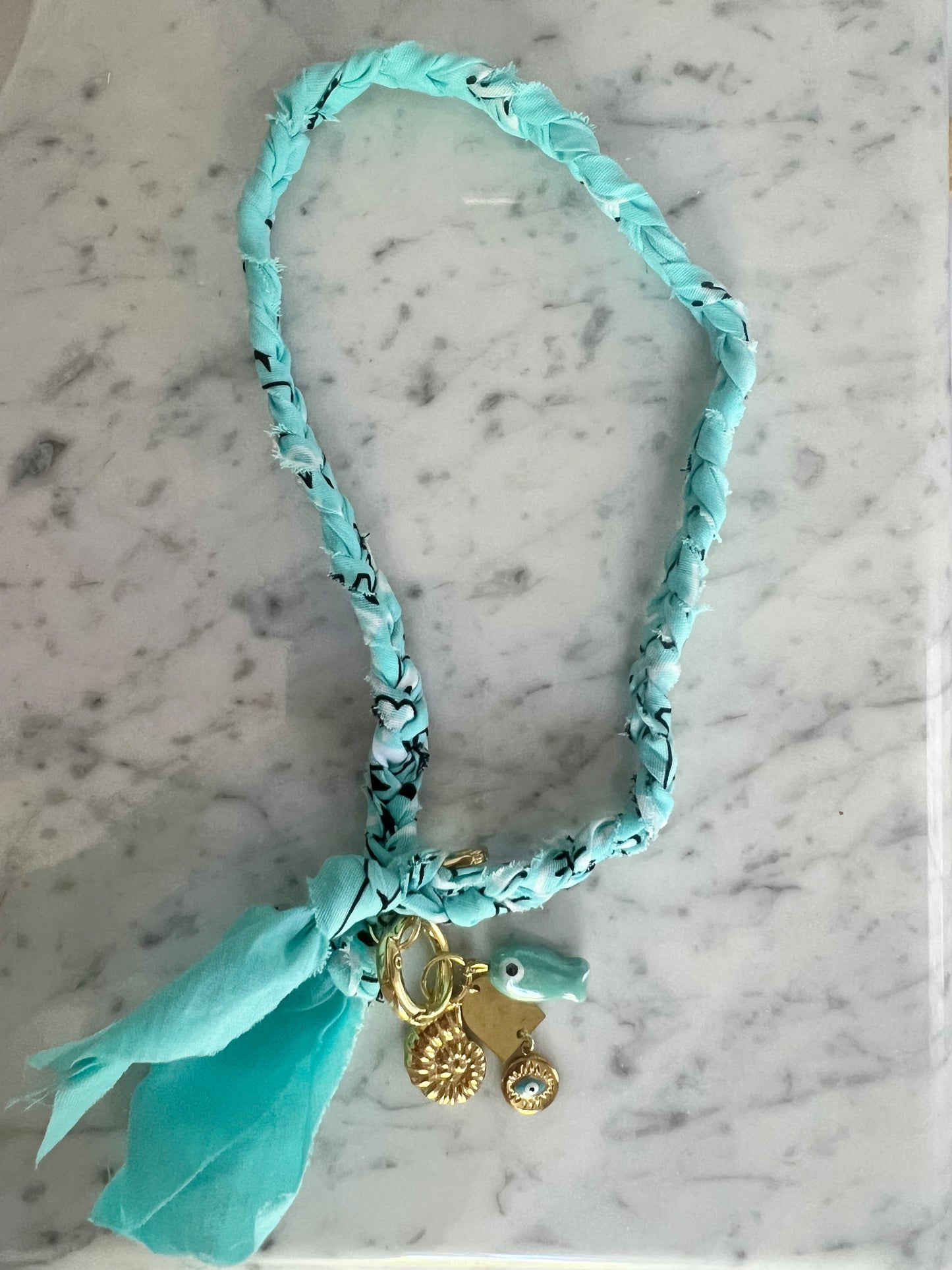 Ocean Mist Bandana Necklace