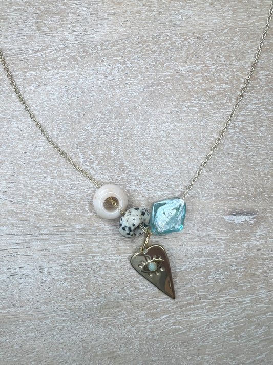 Asymmetrical Gemstone Necklaces