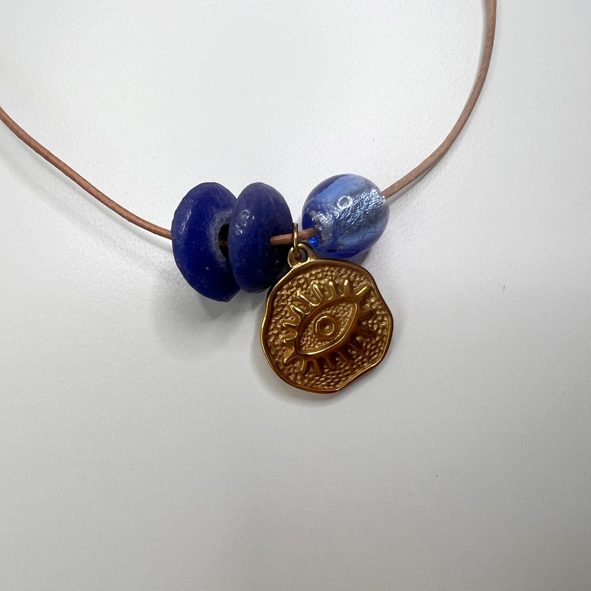 Asymmetrical Leather Necklaces