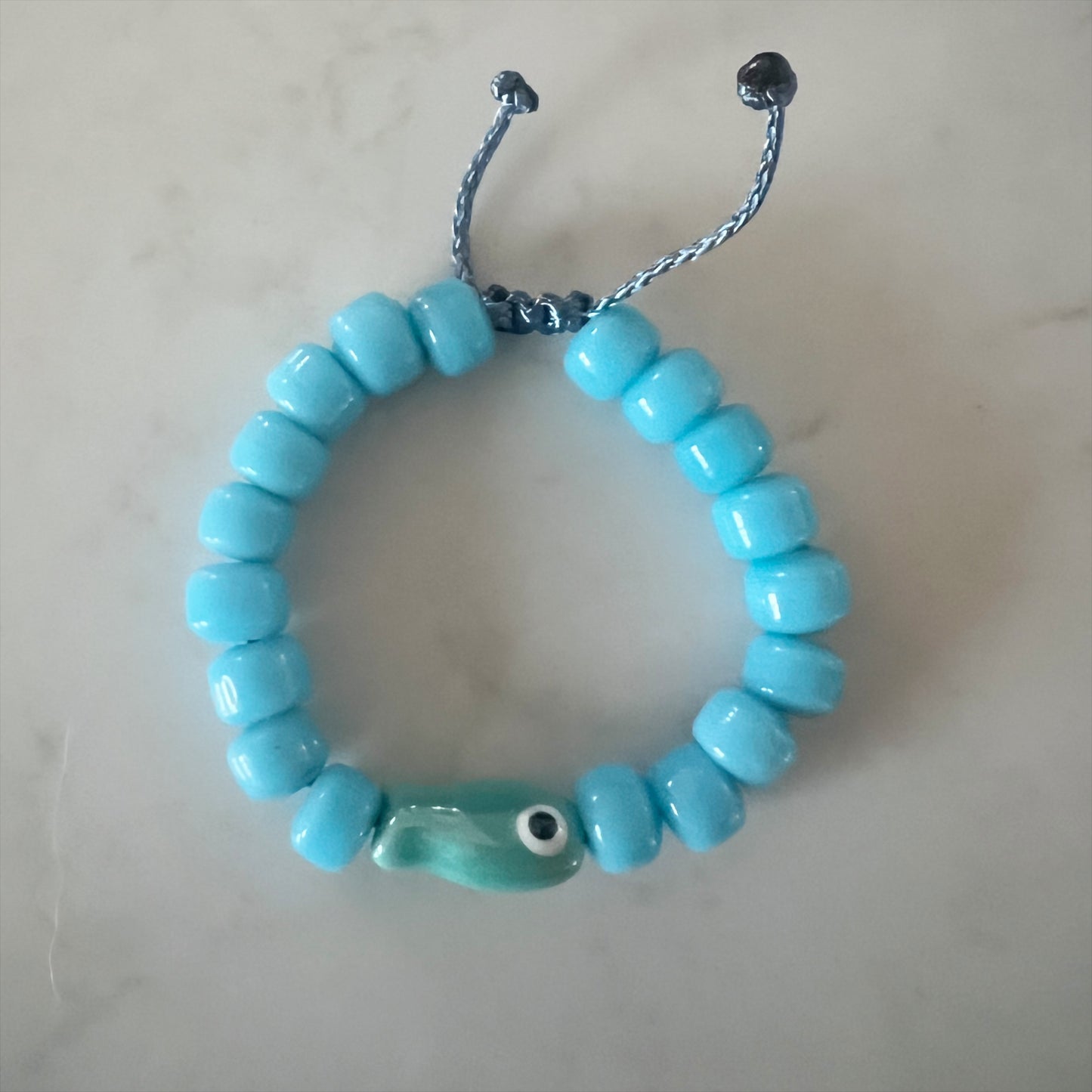 Kid's Little Fish Good Vibes Bracelet