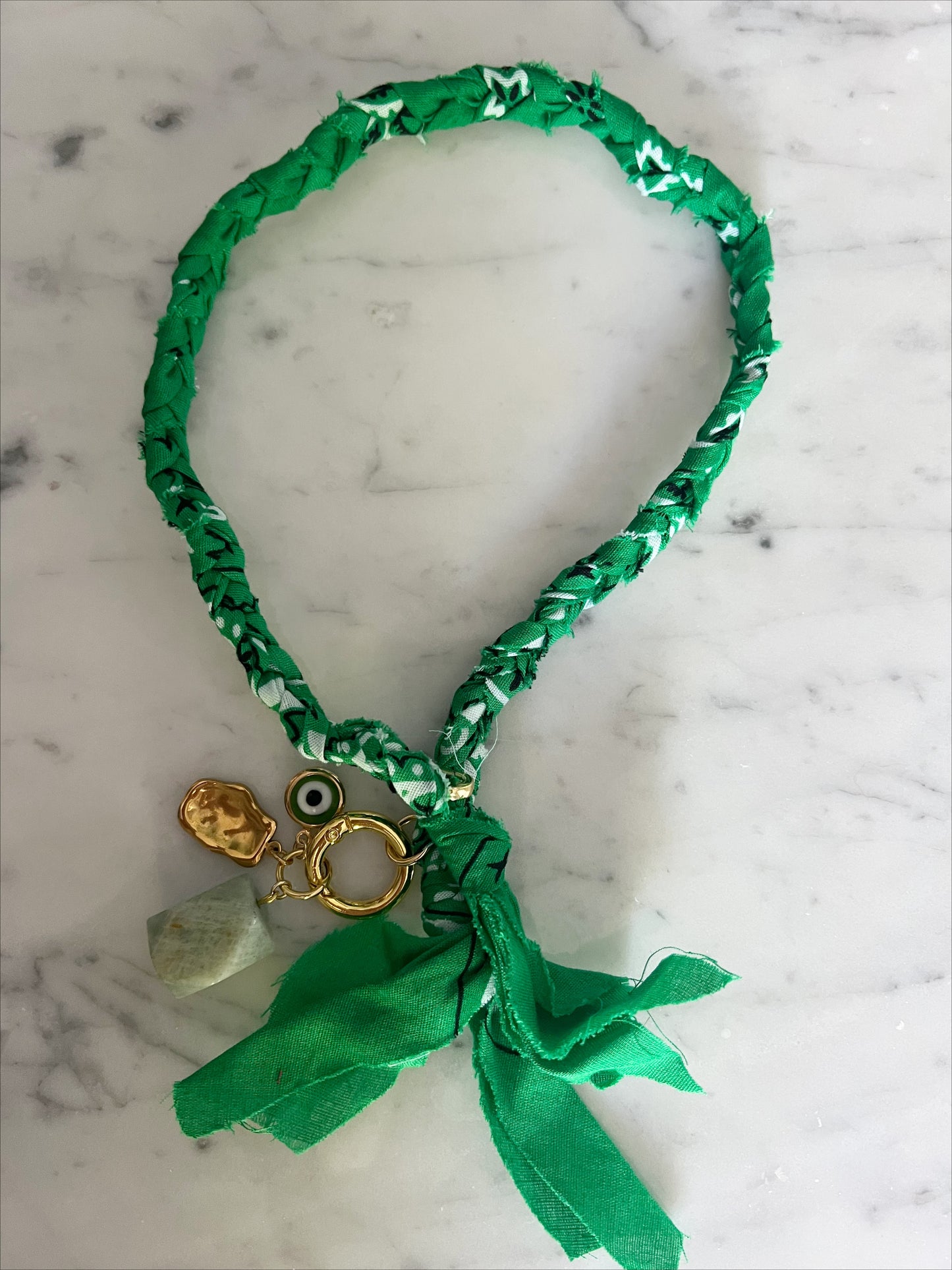 Palm Bandana Necklace