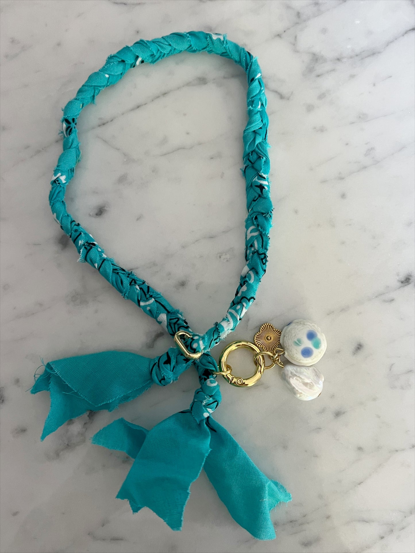 Lagoon Bandana Necklace
